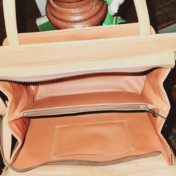 Vintage Mont-Abur Mexico Tooled Leather Purse Handbag Floral Theme - Picture 5 of 8